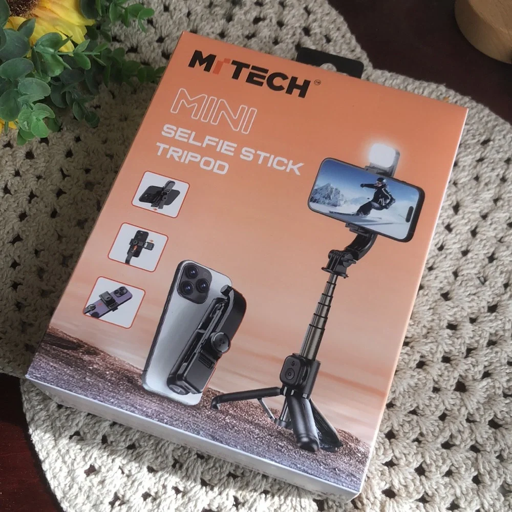 Mini Selfie Stick Tripod – Black
